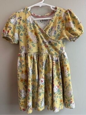 Mini Biden 100% cotton cross front dress